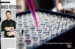 Niko Rittenau im Welt Vegan Magazin