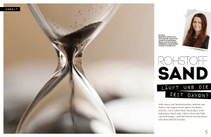 Das Geschäft mit Sand im Welt Vegan Magazin