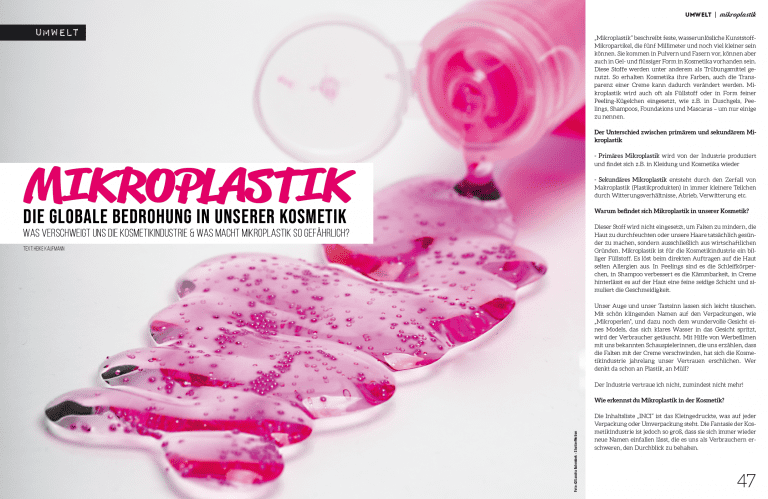 Mikroplastik im Welt Vegan Magazin