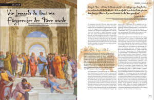 Leonardo Da Vinci im Welt Vegan Magazin
