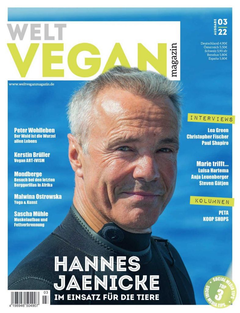 Hannes Jaenicke beim Welt Vegan Magazin